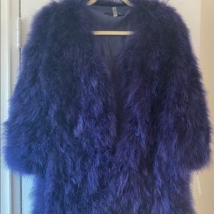 Marabout feathers coat